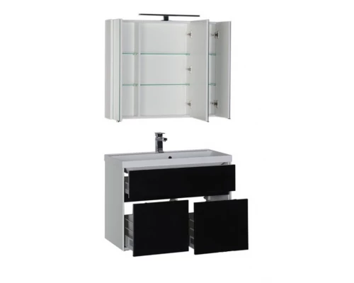 Тумба под раковину Aquanet Латина 90 00179449, цвет фасада белый