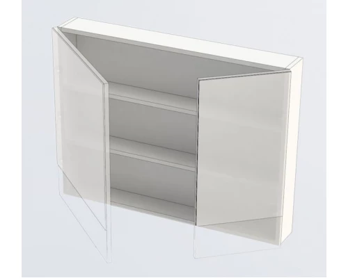 Зеркало-шкаф Aquanet Верона 90 (камерино) 00172339, цвет белый