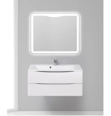 Тумба под раковину BelBagno Marino MARINO-1000-2C-SO-BO-P, 100 х 44,5 х 55 см, Bianco Opaco - белый матовый