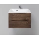 Тумба под раковину BelBagno Marino MARINO-650-2C-SO-RW-P, 65 х 45 х 55 см, Rovere Moro - темно-коричневый