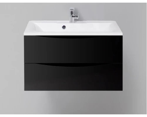 Тумба под раковину BelBagno Marino MARINO-700-2C-SO-NL-P, 70 х 45 х 55 см, Nero Lucido - черный глянец