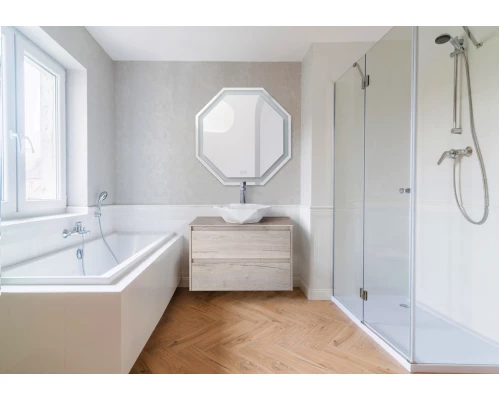 Зеркало BelBagno SPC-OTT-800-800-LED-TCH-WARM 80 см, светодиодная подсветка, с сенсорным выключателем, с подогревом