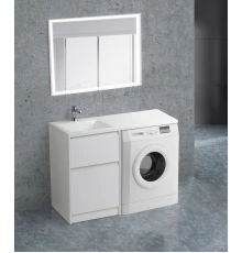 Тумба под раковину BelBagno Kraft KRAFT-LVD-580/1200-2C-PIA-BO, напольная, Bianco Opaco