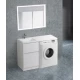 Тумба под раковину BelBagno Kraft KRAFT-LVD-580/1200-2C-PIA-BO, напольная, Bianco Opaco