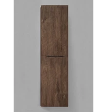 Шкаф-пенал подвесной BelBagno FLY-MARINO-1500-2A-SC-RW-P-L, 40 х 30 х 150 см, Rovere Moro/темно-коричневый, левосторонний