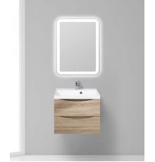 Тумба под раковину BelBagno Marino MARINO-600-2C-SO-WO-P 60 см, подвесная, цвет белый дуб (rovero bianco)