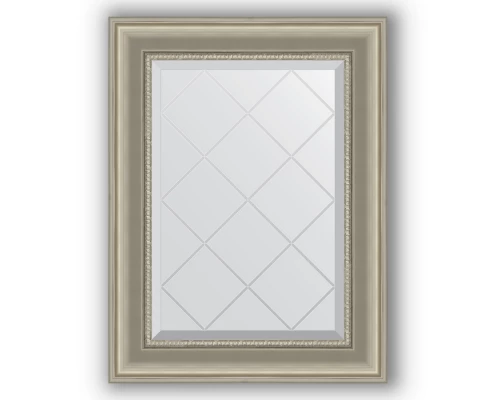 Зеркало с гравировкой в багетной раме Evoform Exclusive-G BY 4020, 56 x 74 см, хамелеон