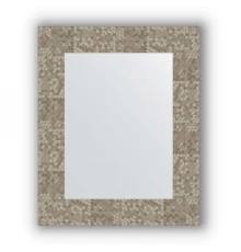 Зеркало в багетной раме Evoform Definite BY 3020 43 x 53 см, соты титан