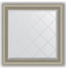 Зеркало с гравировкой в багетной раме Evoform Exclusive-G BY 4321 86 x 86 см, хамелеон