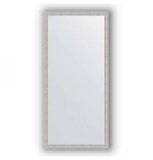 Зеркало в багетной раме Evoform Definite BY 3326 71 x 151 см, волна алюминий