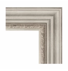 Зеркало с гравировкой в багетной раме Evoform Exclusive-G BY 4061, 56 x 126 см, римское серебро