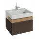 Тумба под раковину Jacob Delafon Terrace 60 см, EB1185-N23, подвесная, цвет - коричневый лак