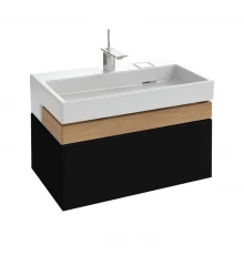 Тумба под раковину Jacob Delafon Terrace 100 см, EB1187-274, черный лак, подвесная