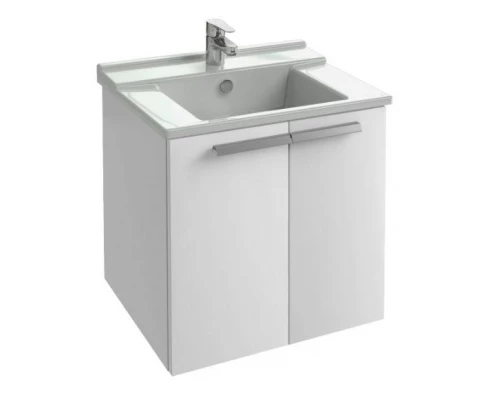 Тумба под раковину Jacob Delafon Struktura 60 см, EB1280-N18, цвет - белый блестящий