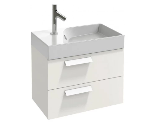 Тумба под раковину Jacob Delafon Rythmik EB1300-G1C подвесная, белая блестящая, 60 см