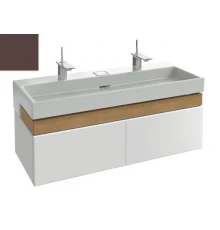 Тумба под раковину Jacob Delafon Terrace 120 см, EB1188-N23, подвесная, цвет - коричневый лак