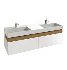 Тумба под раковину Jacob Delafon Terrace 150 см, EB1189-G1C, подвесная, цвет - белый лак