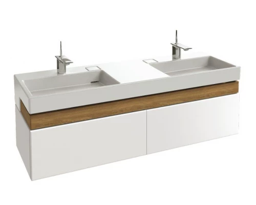 Тумба под раковину Jacob Delafon Terrace 150 см, EB1189-G1C, подвесная, цвет - белый лак