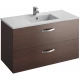Тумба под раковину Jacob Delafon Ola 100 см, темный дуб, EB392RU-NR (GM)
