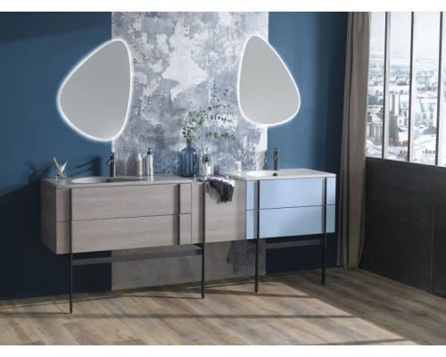 Тумба под раковину Jacob Delafon Nouvelle Vague 120 см, EB3035-G1C, цвет - белый глянцевый лак