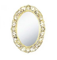 Зеркало Migliore Complementi ML.COM-70.703.AV.DO - белое золото