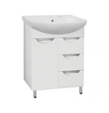 Тумба под раковину Style Line Жасмин 65 ЛС-00000035, 65 см, напольная, белая