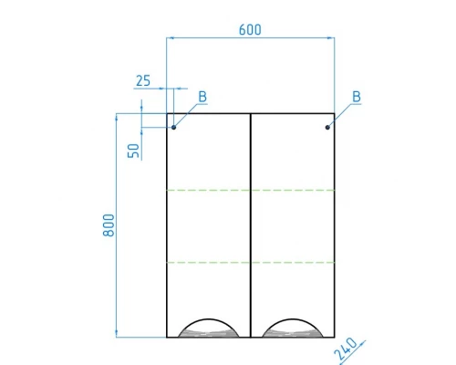 Шкаф Style Line Жасмин 60 белый ЛС-00000334, 60 см, подвесной