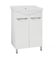 Тумба под раковину Style Line Жасмин 60 ЛС-00000034, 60 см, напольная, белая