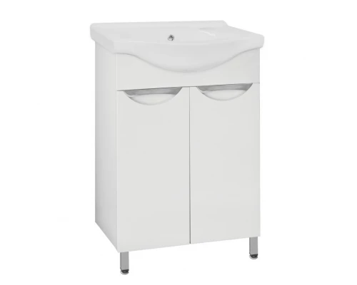 Тумба под раковину Style Line Жасмин 60 ЛС-00000034, 60 см, напольная, белая