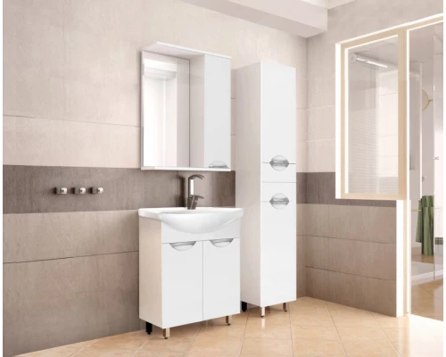 Тумба под раковину Style Line Жасмин 60 ЛС-00000034, 60 см, напольная, белая