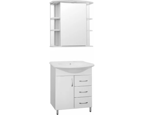 Зеркало-шкаф Style Line Эко Стандарт Лира 70/С ЛС-00000123, 70 см, подвесное, белое