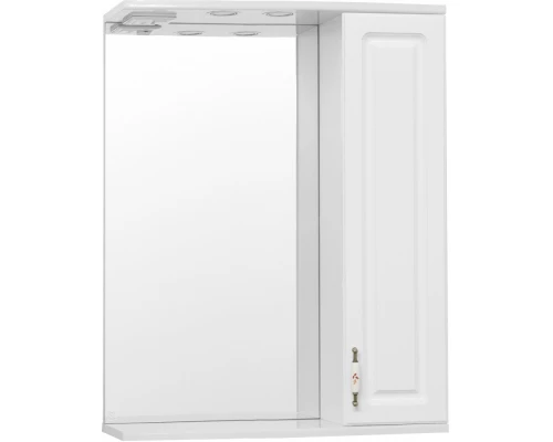 Зеркало-шкаф Style Line Олеандр-2 65/С ЛС-00000050 Люкс, 65 см, правое, подвесное, белый