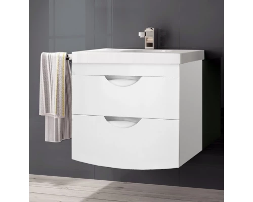 Тумба под раковину Style Line Жасмин-2 60 ЛС-00000728 Люкс Plus, 60 см, подвесная, белая