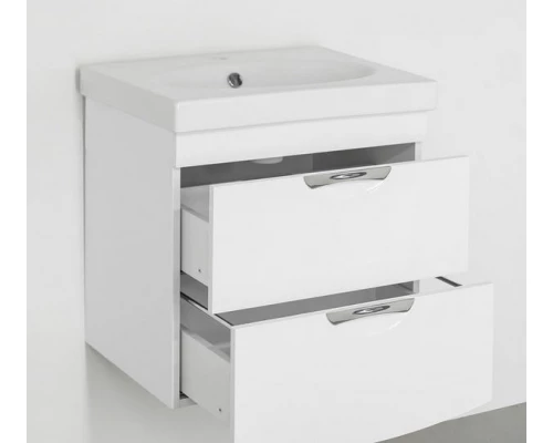 Тумба под раковину Style Line Жасмин-2 60 ЛС-00000728 Люкс Plus, 60 см, подвесная, белая