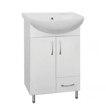 Тумба под раковину Style Line Эко Стандарт №10 50 ЛС-00000095, 50 см, напольная, белая