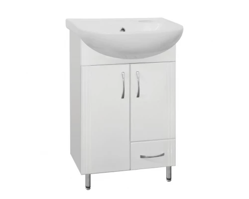 Тумба под раковину Style Line Эко Стандарт №10 50 ЛС-00000095, 50 см, напольная, белая