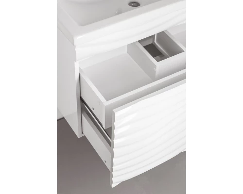 Тумба под раковину Style Line Вероника 80 ЛС-00000252 Люкс Plus, 80 см, подвесная, белая