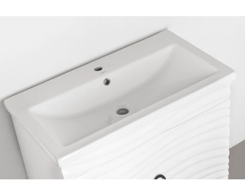 Тумба под раковину Style Line Вероника 80 ЛС-00000252 Люкс Plus, 80 см, подвесная, белая