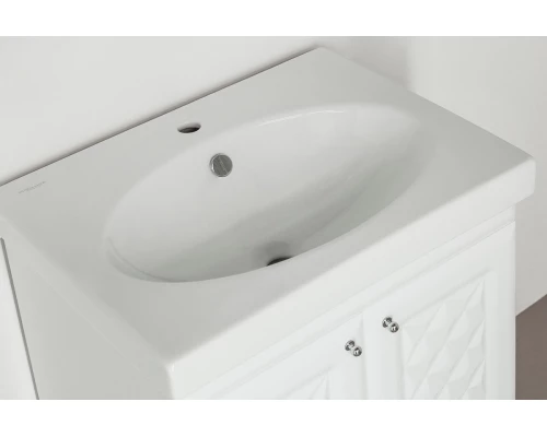 Тумба под раковину Style Line Канна 60 Люкс ЛС-00000726, 60 см, напольная, белая