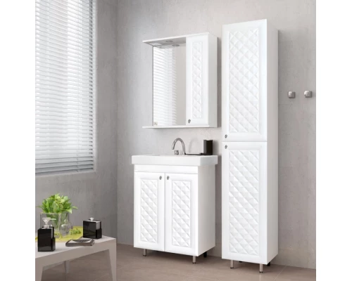 Тумба под раковину Style Line Канна 60 Люкс ЛС-00000726, 60 см, напольная, белая