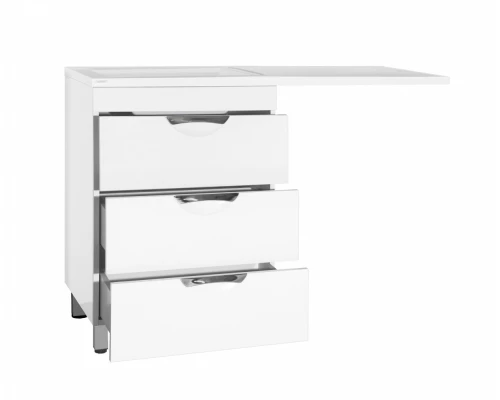 Тумба под раковину Style Line Жасмин 60 ЛС-00000644, напольная, белая