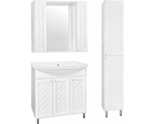 Зеркало-шкаф Style Line Канна 90/С ЛС-00000167, 90 см,  белое