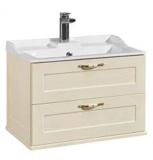 Тумба под раковину Акватон Леон 65 подвесная, 1A187001LBPR0, цвет дуб бежевый