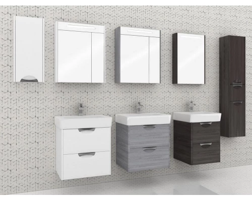 Зеркальный шкаф Акватон Сильва 60 см 1A216202SIW60 дуб фьорд