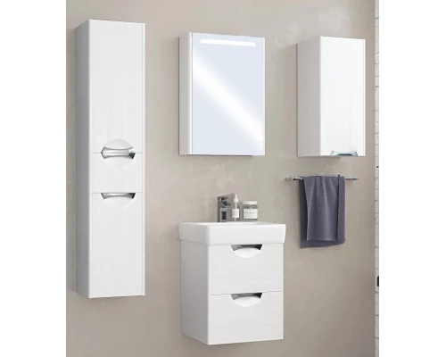 Тумба под раковину Акватон Сильва 50 см 1A211701SIW70 подвесная, цвет дуб полярный