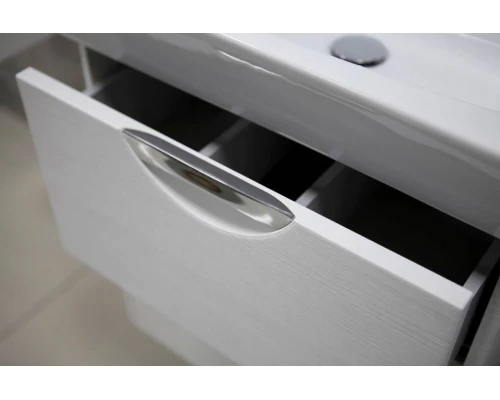 Тумба под раковину Акватон Сильва 50 см 1A211701SIW70 подвесная, цвет дуб полярный