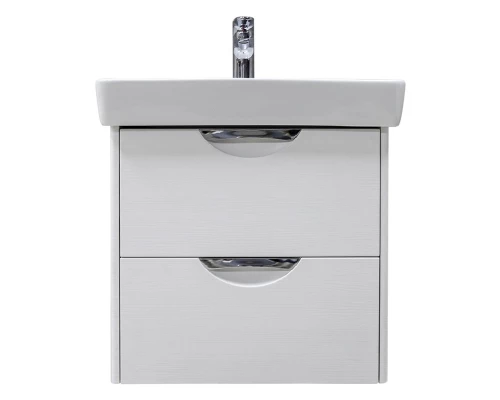 Тумба под раковину Акватон Сильва 50 см 1A211701SIW70 подвесная, цвет дуб полярный