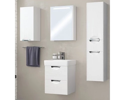 Тумба под раковину Акватон Сильва 50 см 1A211701SIW70 подвесная, цвет дуб полярный