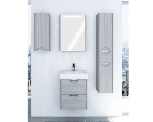 Тумба под раковину Акватон Сильва 50 см 1A211701SIW60 подвесная, цвет дуб фьорд