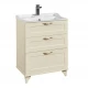 Тумба под раковину Акватон Леон 65 Н напольная, 1A194601LBPR0, цвет дуб бежевый